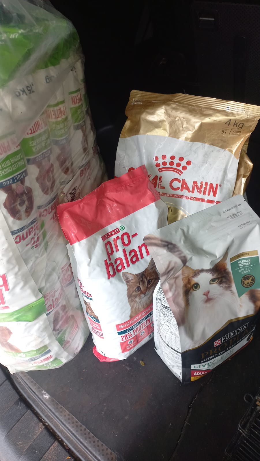 Food donations received